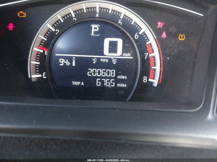 2017 Honda Civic Sport VIN: SHHFK7H41HU212101 Lot: 42111309