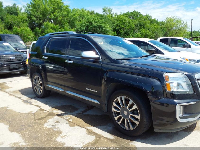 2016 GMC Terrain Denali VIN: 2GKFLRE33G6207156 Lot: 42111878