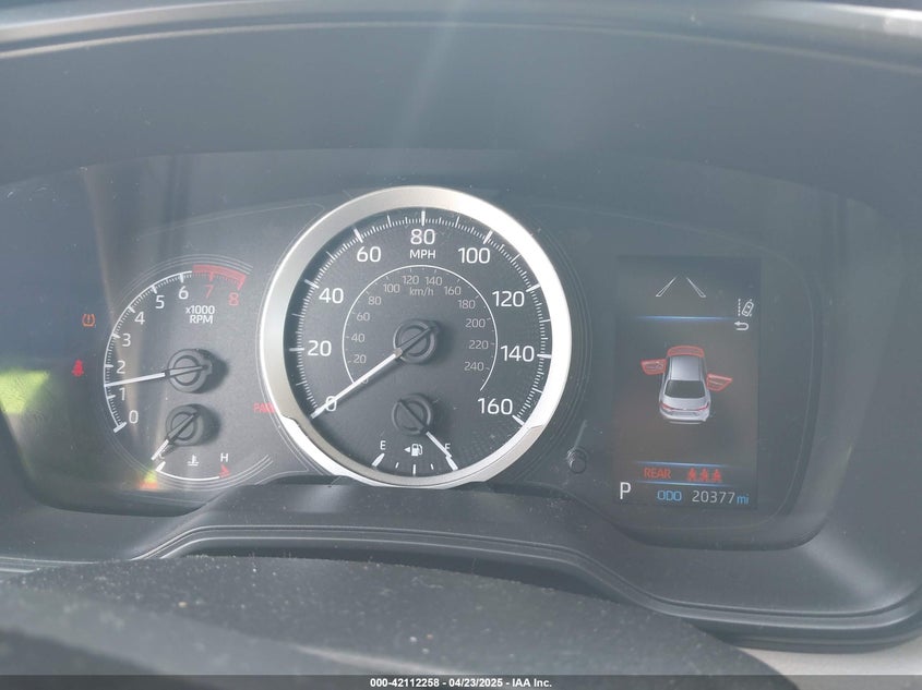 VIN JTDEPMAEXMJ137160 2021 TOYOTA COROLLA LE