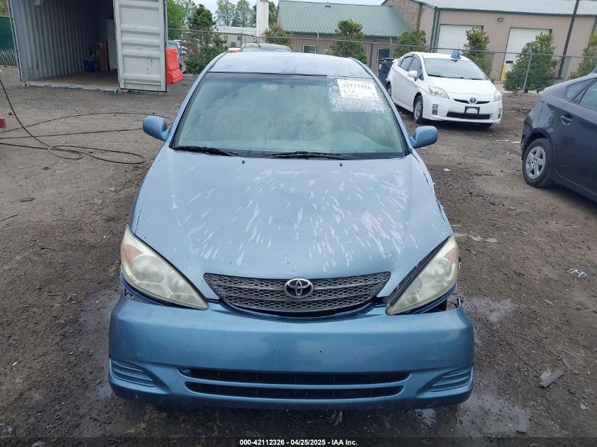 2002 Toyota Camry Le V6 VIN: 4T1BF32K02U518382 Lot: 42112326