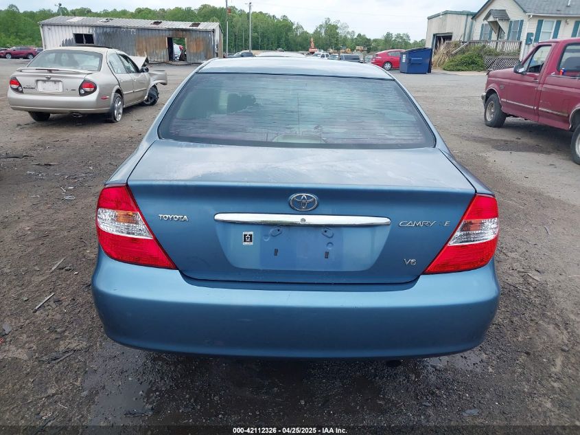 2002 Toyota Camry Le V6 VIN: 4T1BF32K02U518382 Lot: 42112326