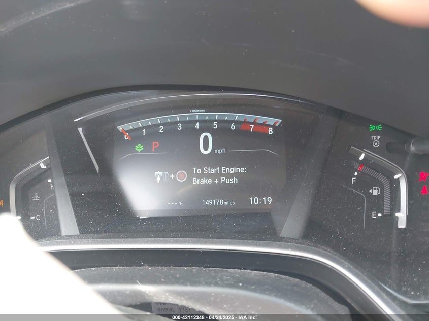 2018 HONDA CR-V VIN: 2HKRW2H5XJH611319