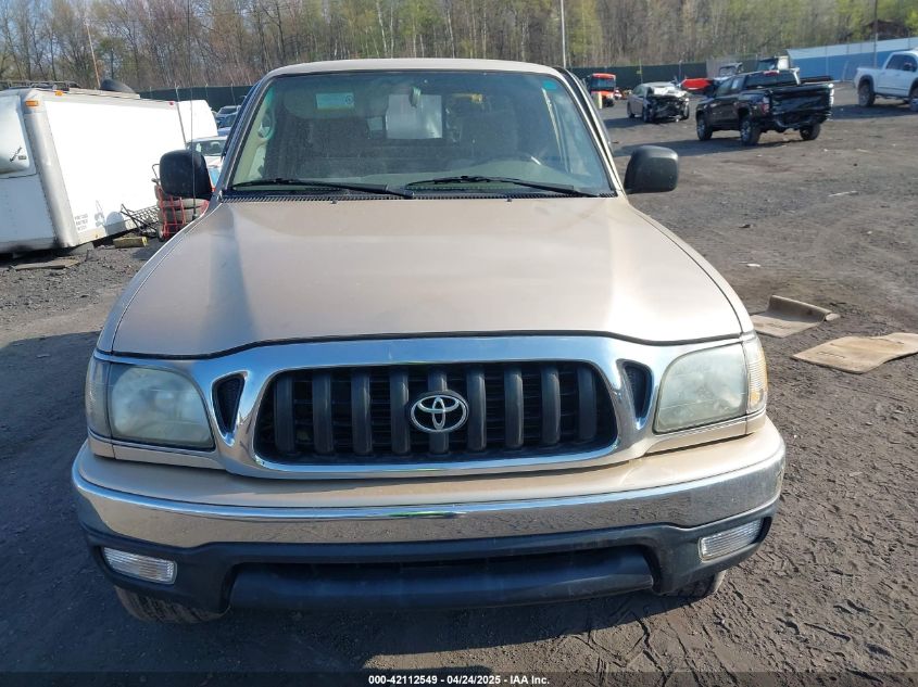 2001 Toyota Tacoma VIN: 5TEWM72N81Z838357 Lot: 42112549