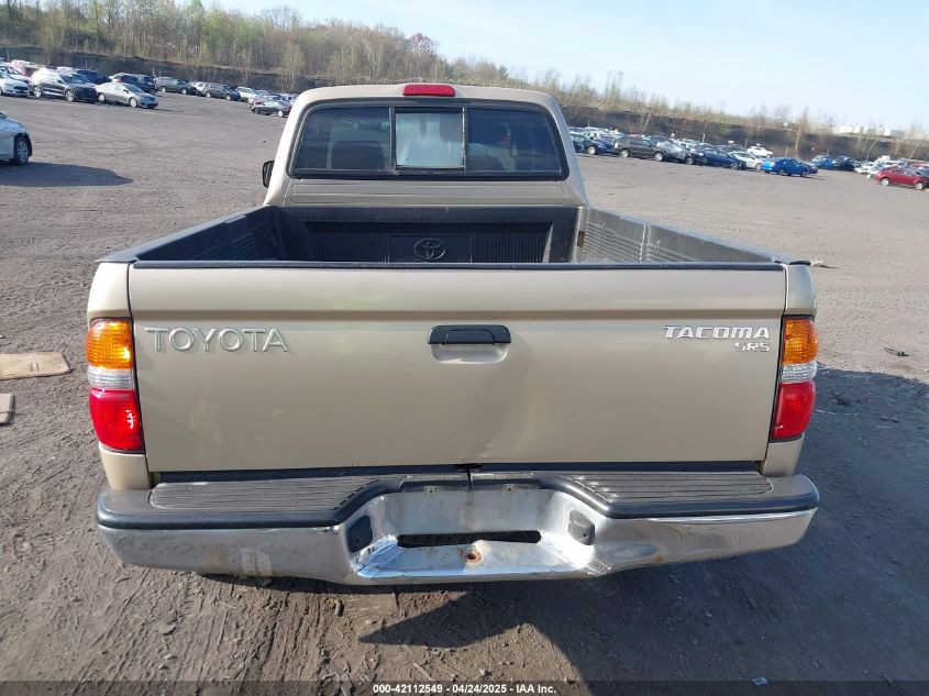 2001 Toyota Tacoma VIN: 5TEWM72N81Z838357 Lot: 42112549