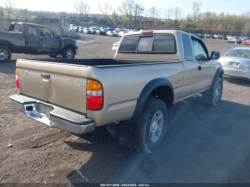 5TEWM72N81Z838357 2001 TOYOTA TACOMA photo no. 4