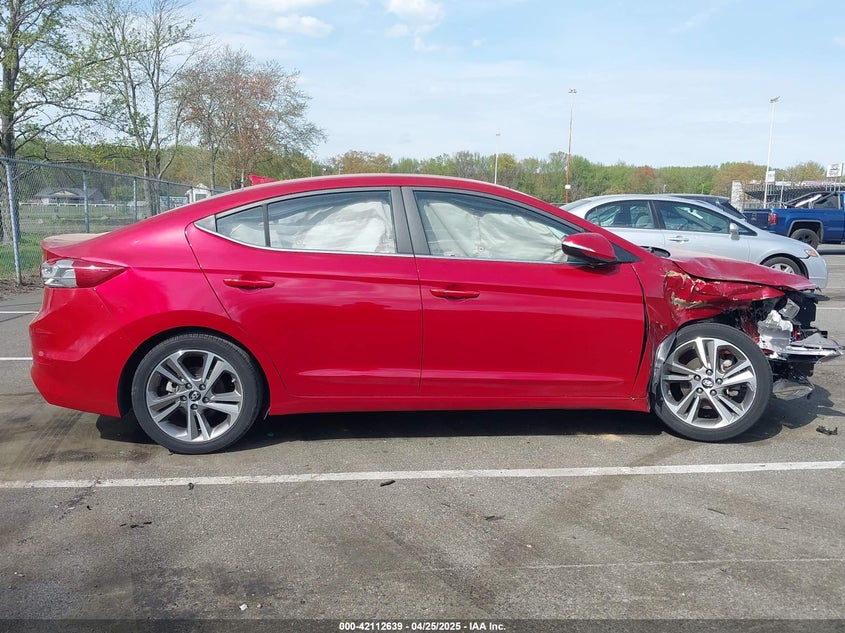 VIN 5NPD84LF1JH291131 2018 HYUNDAI ELANTRA LIMITED