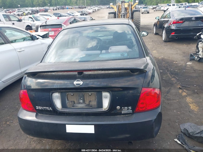 2006 NISSAN SENTRA VIN: 3N1CB51D36L470317