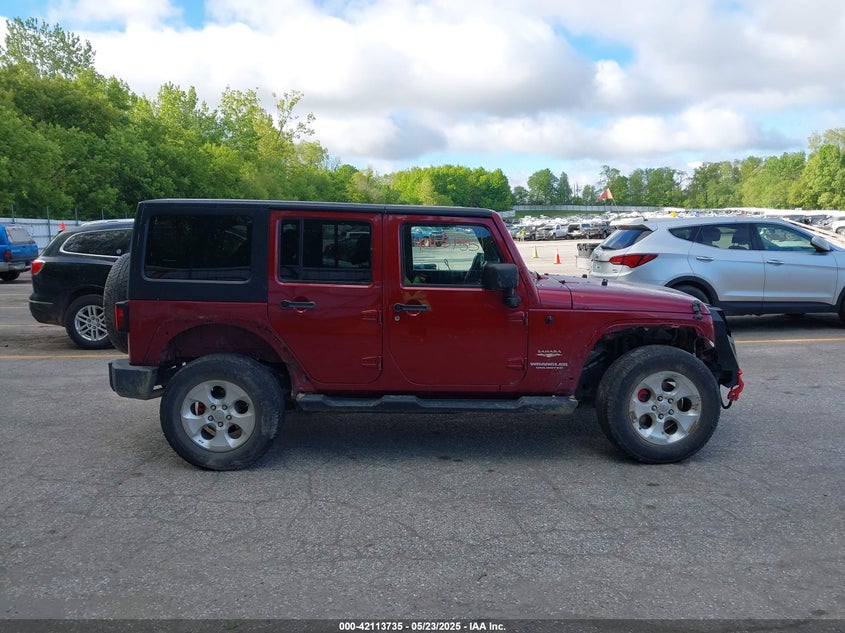 2013 Jeep Wrangler Unlimited Sahara VIN: 1C4BJWEG4DL507602 Lot: 42113735