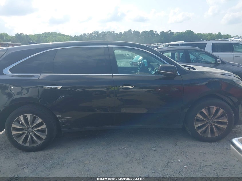 2014 ACURA MDX VIN: 5FRYD3H46EB003749