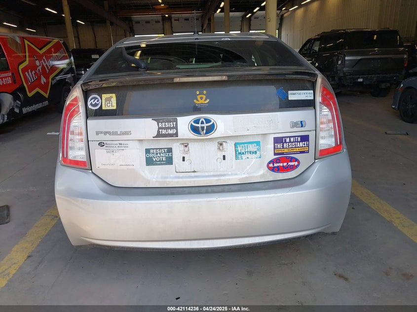 2012 TOYOTA PRIUS VIN: JTDKN3DU4C5486764