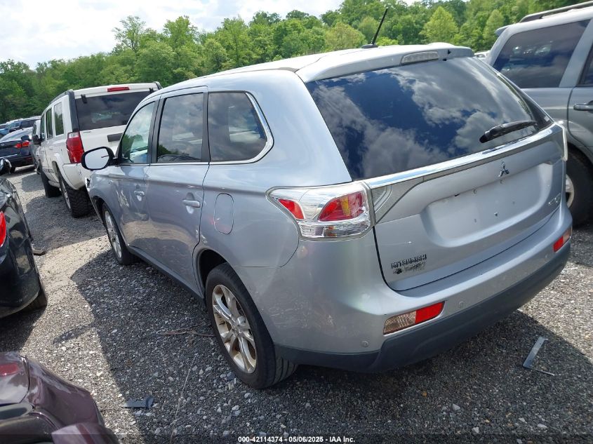 2014 Mitsubishi Outlander Gt blue suv gasoline JA4JZ4AX8EZ000905 photo #4