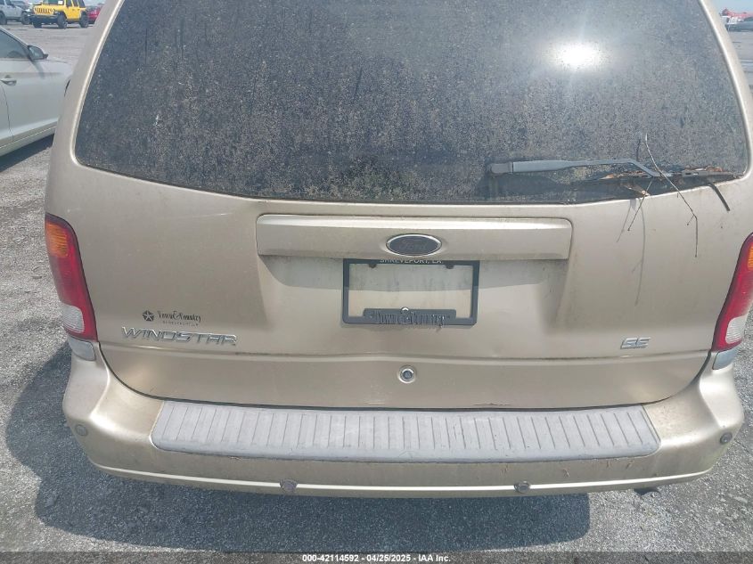 2001 Ford Windstar Se VIN: 2FMZA52491BB15919 Lot: 42114592