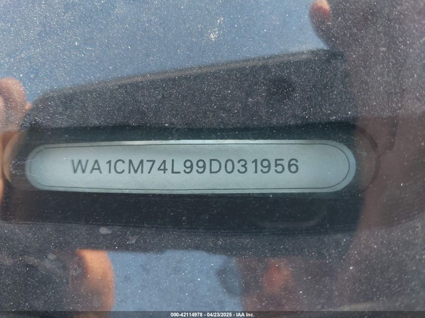 2009 Audi Q7 3.0 Tdi VIN: WA1CM74L99D031956 Lot: 42114978