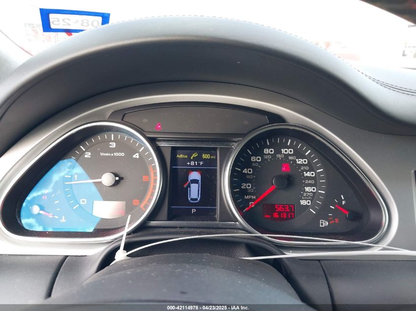 2009 Audi Q7 3.0 Tdi VIN: WA1CM74L99D031956 Lot: 42114978