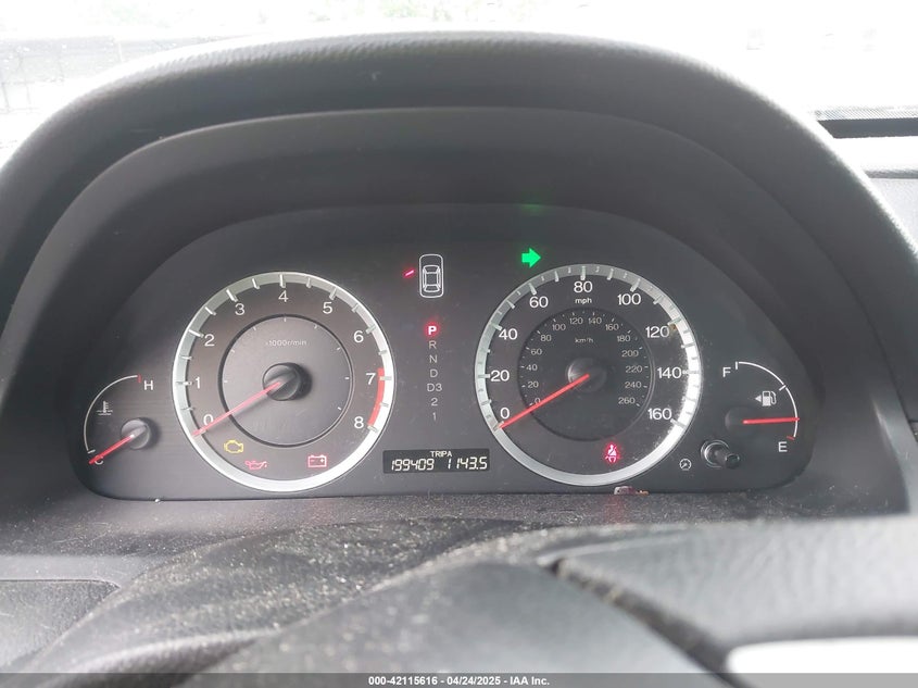 2009 HONDA ACCORD VIN: 1HGCP26469A185047