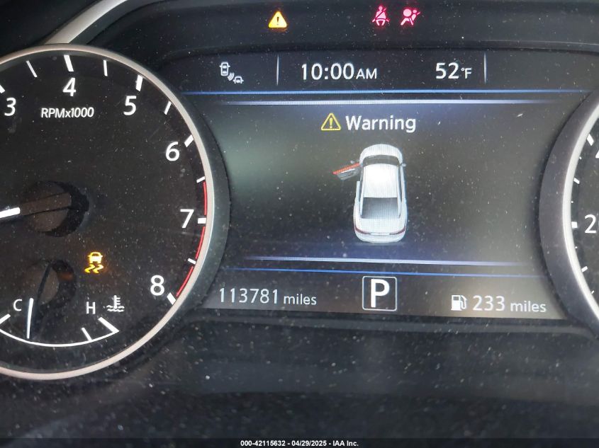 2018 Nissan Maxima 3.5 Sl VIN: 1N4AA6AP4JC398853 Lot: 42115632