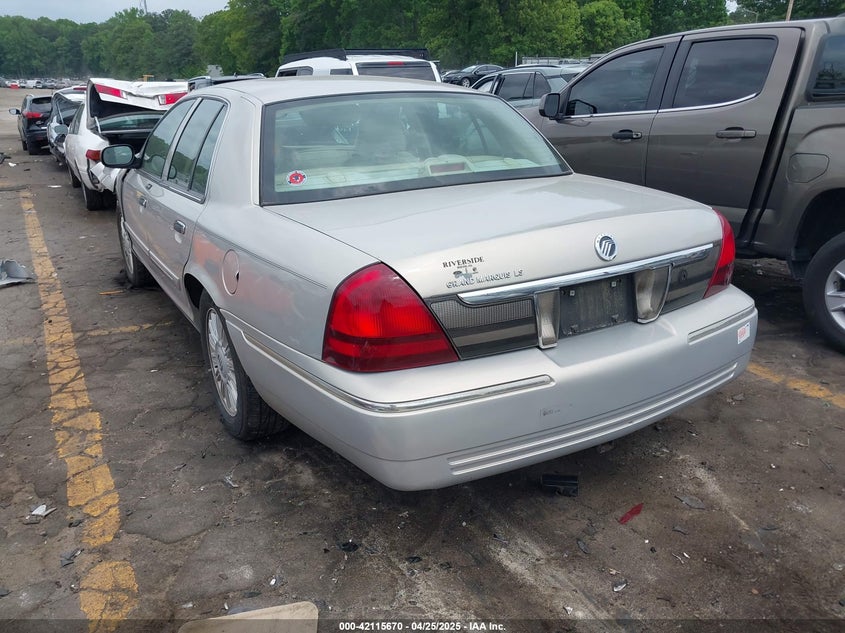 2008 MERCURY GRAND MARQUIS VIN: 2MEFM75V18X661494