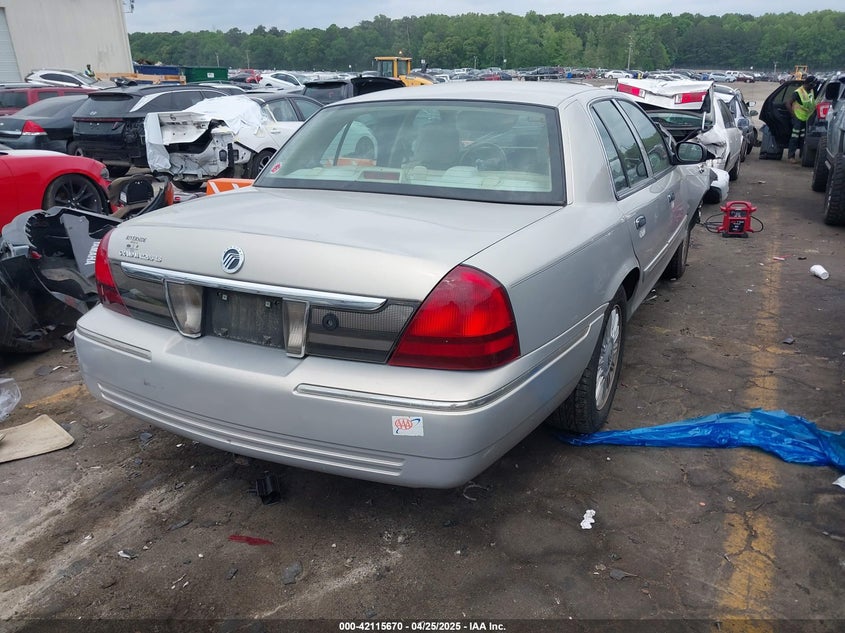2008 MERCURY GRAND MARQUIS VIN: 2MEFM75V18X661494