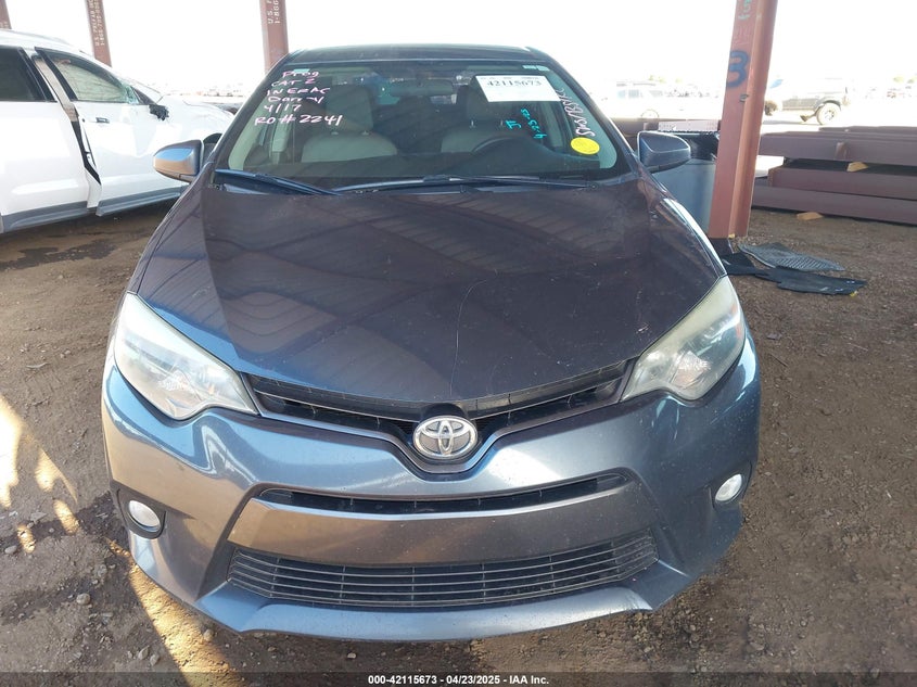 2016 TOYOTA COROLLA VIN: 2T1BURHE7GC555240