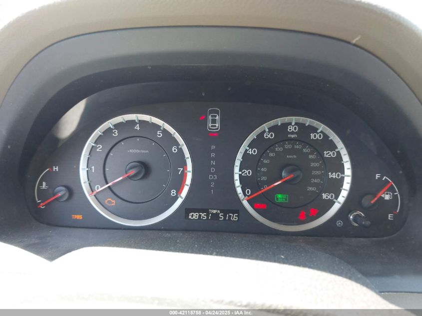 2010 Honda Accord 3.5 Ex-L VIN: 5KBCP3F8XAB001457 Lot: 42115758