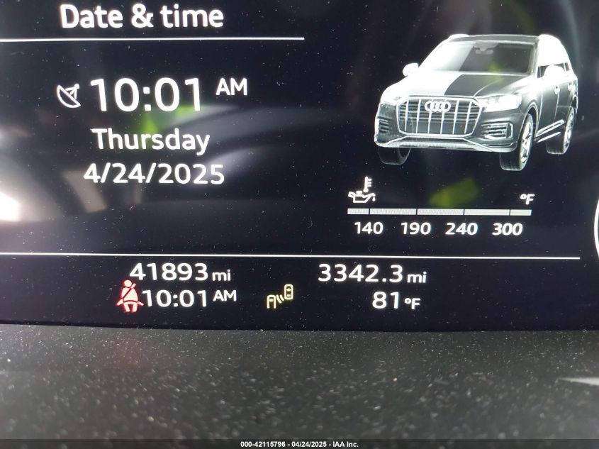 2022 Audi Q7 - WA1LXBF71ND020244