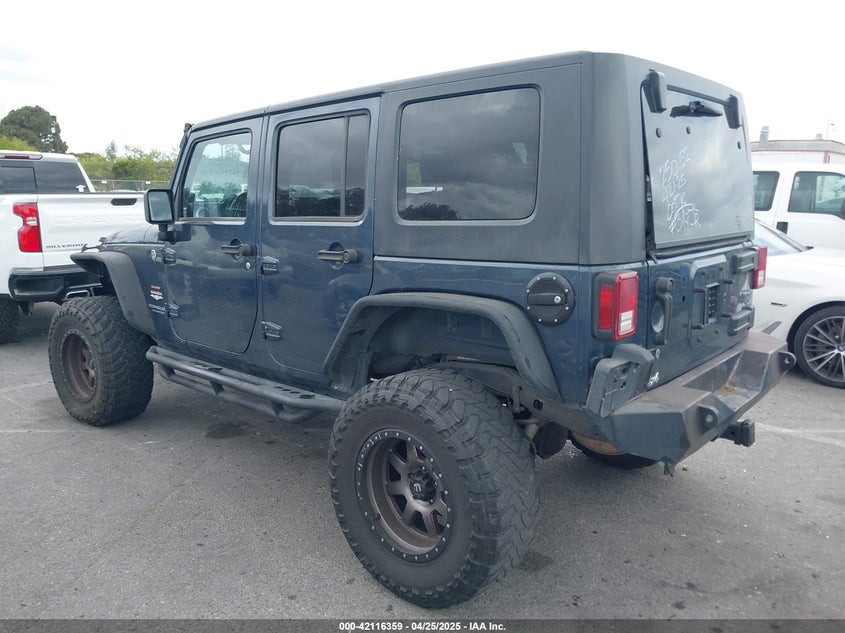 2008 JEEP WRANGLER UNLIMITED VIN: 1J8GA59138L525836