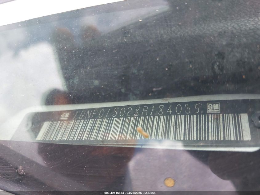 2008 Chevrolet Tahoe Lt VIN: 1GNFC13028R184035 Lot: 42116834