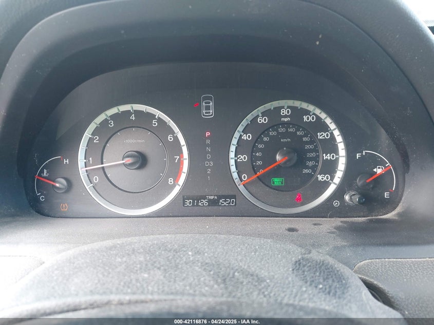 2009 HONDA ACCORD VIN: 1HGCP36849A033261