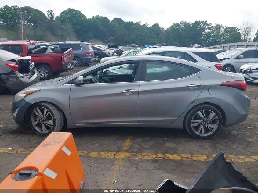 2014 HYUNDAI ELANTRA LIMITED - KMHDH4AE4EU039486