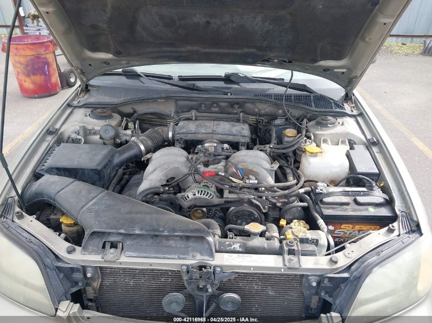 2003 Subaru Legacy VIN: 4SBH806937616795 Lot: 42116968