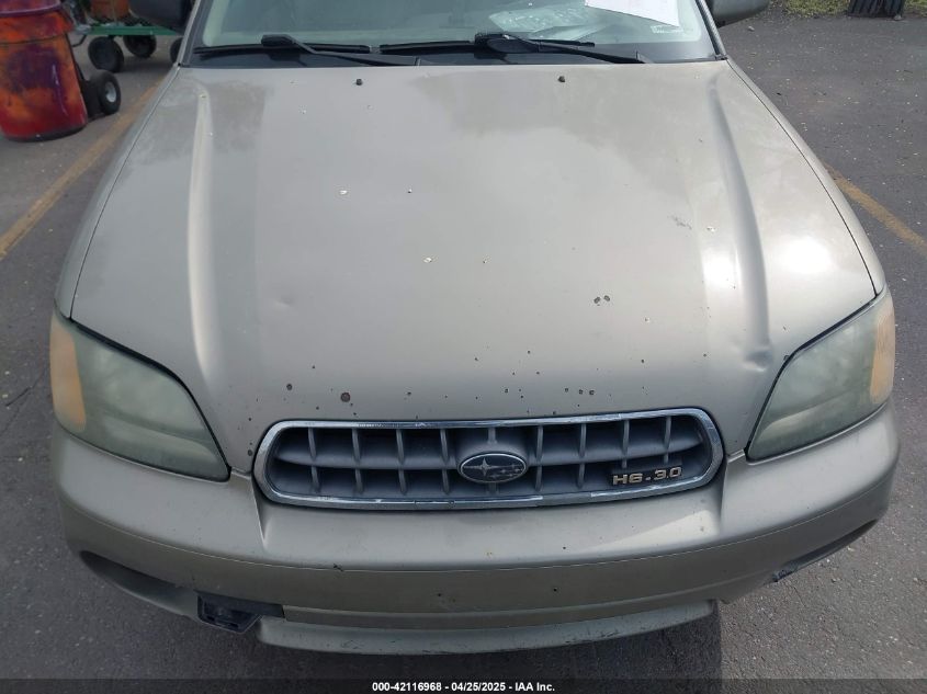 2003 Subaru Legacy VIN: 4SBH806937616795 Lot: 42116968