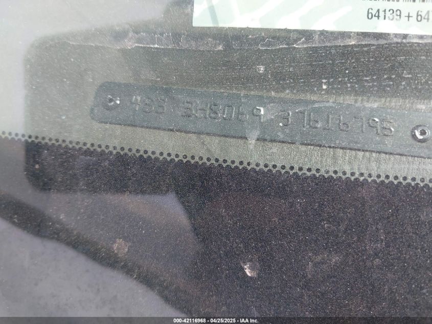 2003 Subaru Legacy VIN: 4SBH806937616795 Lot: 42116968