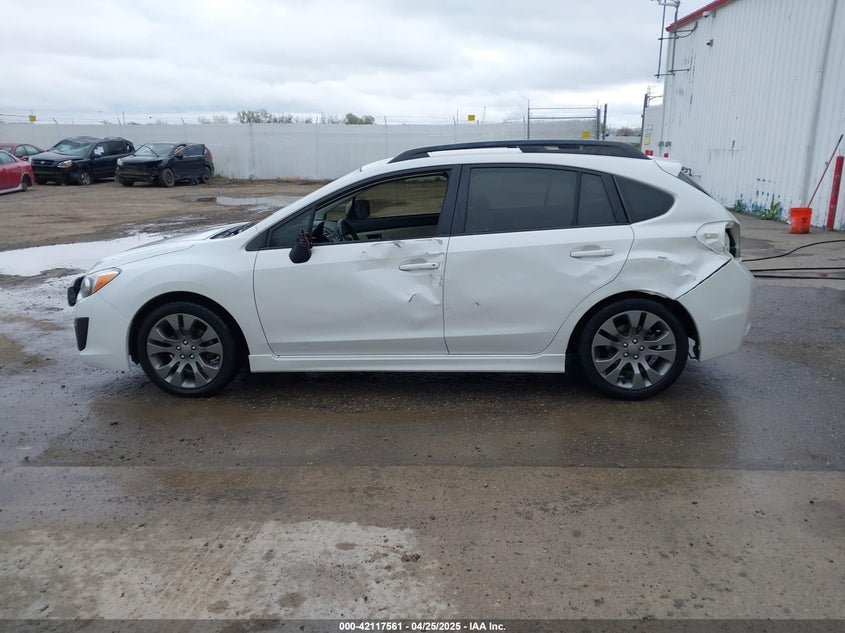 2014 SUBARU IMPREZA 2.0I SPORT PREMIUM - JF1GPAL63E8247043
