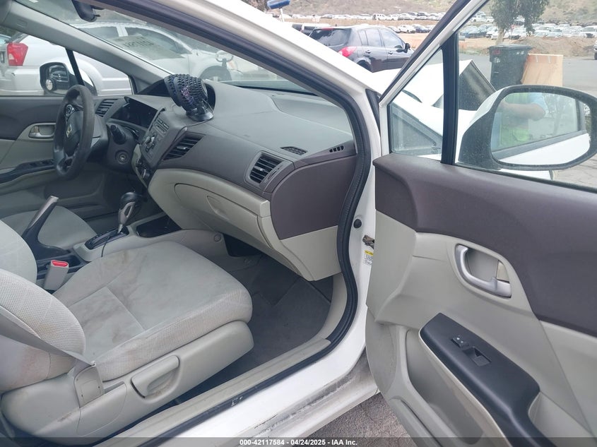 2012 HONDA CIVIC VIN: 2HGFB2F50CH558287