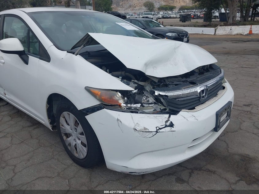 2012 HONDA CIVIC VIN: 2HGFB2F50CH558287