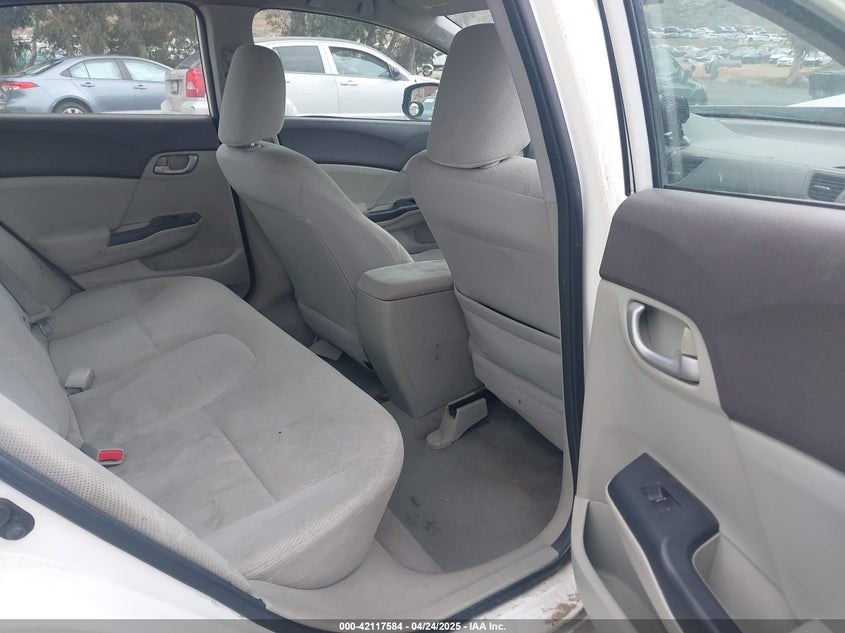 2012 HONDA CIVIC VIN: 2HGFB2F50CH558287