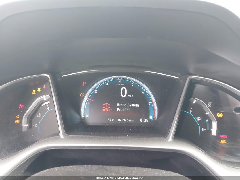 2018 HONDA CIVIC VIN: 2HGFC2F74JH566761
