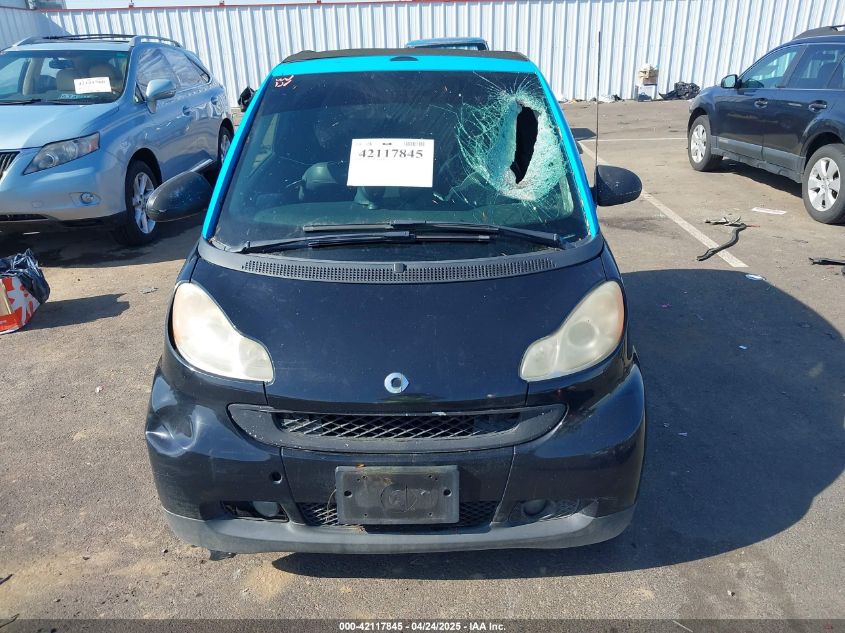 2008 Smart Fortwo Passion VIN: WMEEK31X78K148371 Lot: 42117845