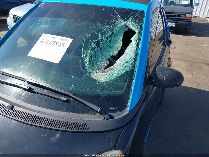 2008 Smart Fortwo Passion VIN: WMEEK31X78K148371 Lot: 42117845