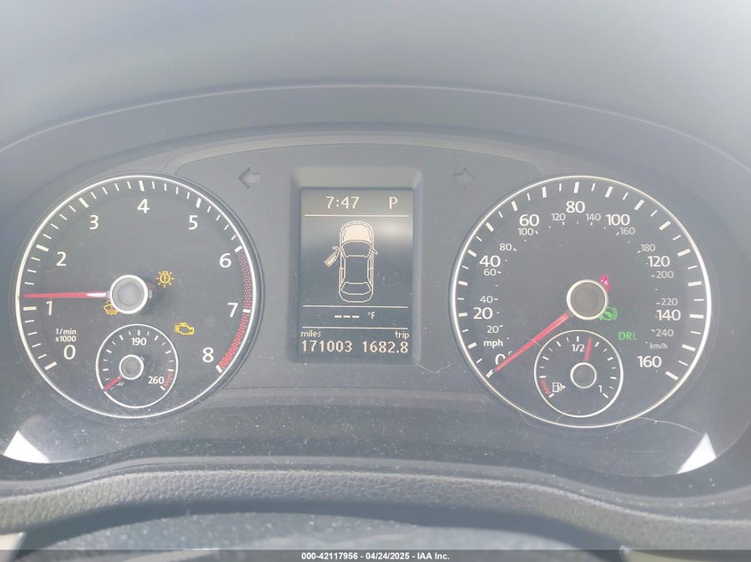 2012 VOLKSWAGEN PASSAT VIN: 1VWBM7A31CC017629