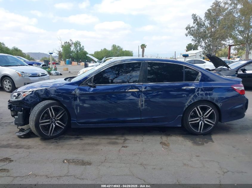 2017 Honda Accord Sport VIN: 1HGCR2F56HA268222 Lot: 42118043