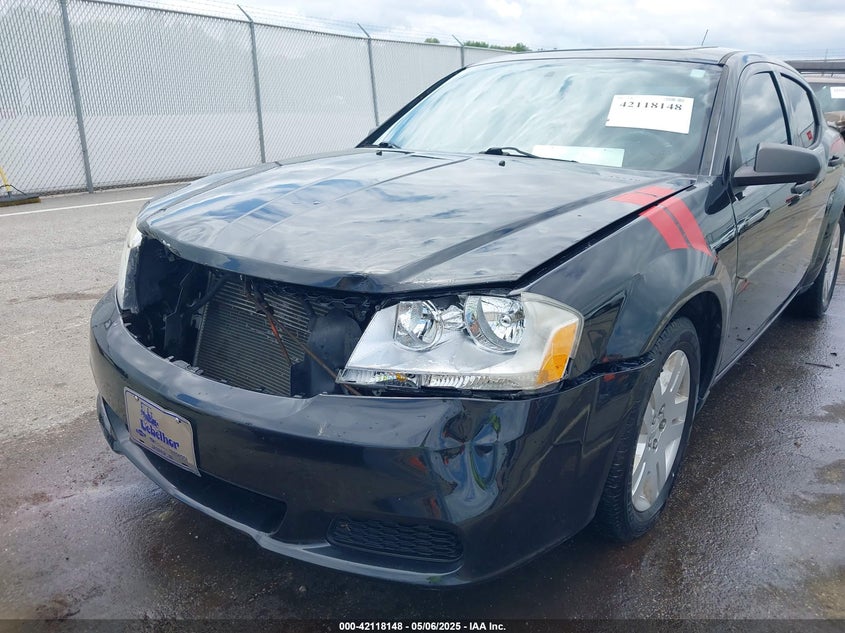 2011 DODGE AVENGER VIN: 1B3BD4FBXBN502079