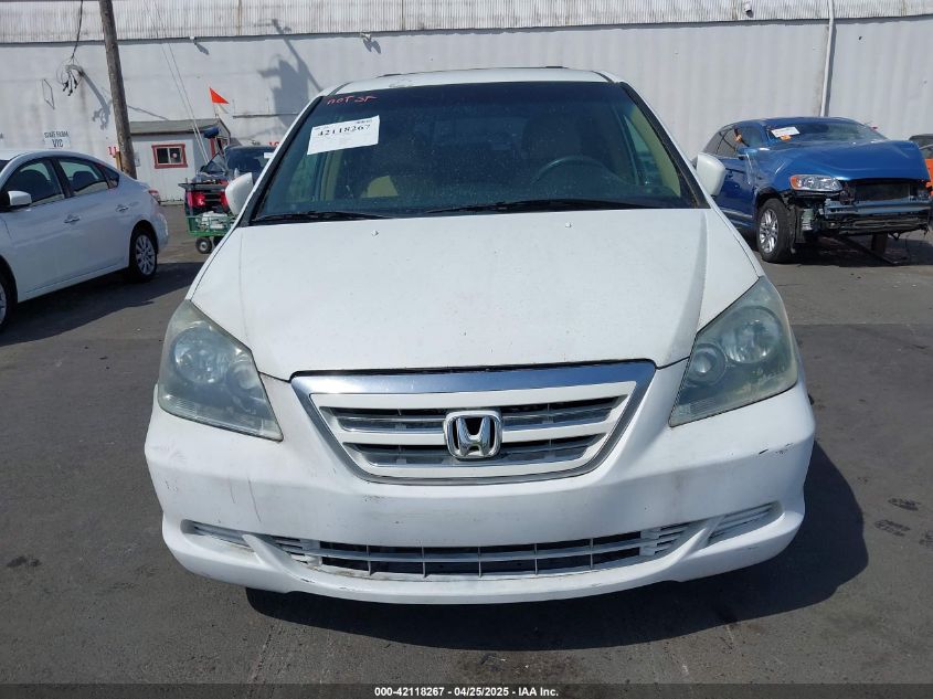 2005 Honda Odyssey Ex VIN: 5FNRL38405B028185 Lot: 42118267