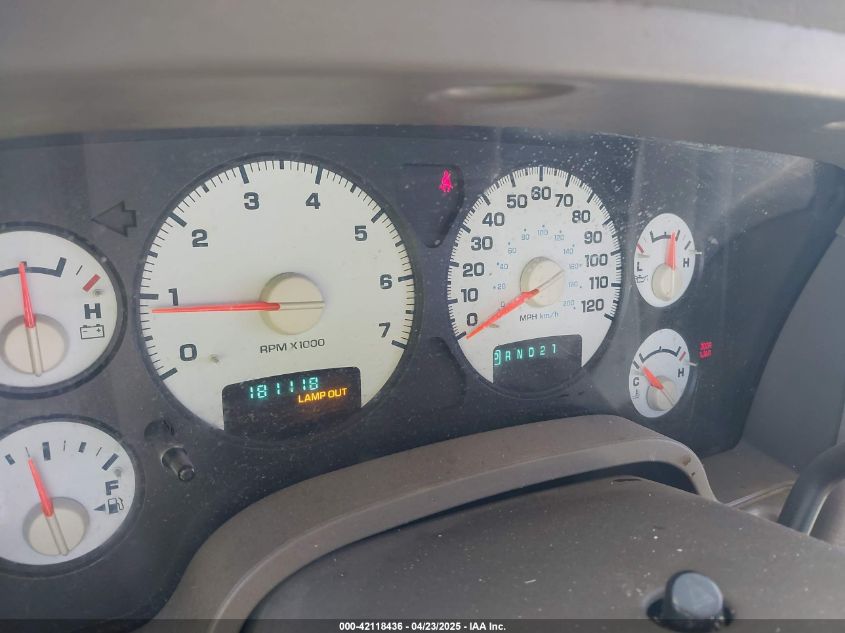 2002 Dodge Ram 1500 St VIN: 3D7HA18N42G156553 Lot: 42118436