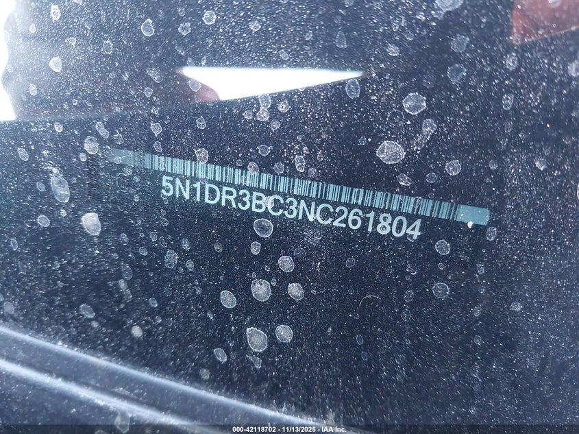 5N1DR3BC3NC261804 2022 NISSAN PATHFINDER photo no. 9