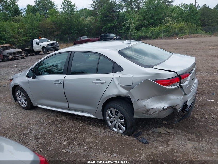 2025 TOYOTA COROLLA VIN: 5YFB4MDE0SP259512