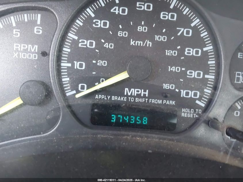 2000 GMC Sierra 1500 Sle VIN: 2GTEC19T0Y1236700 Lot: 42119311