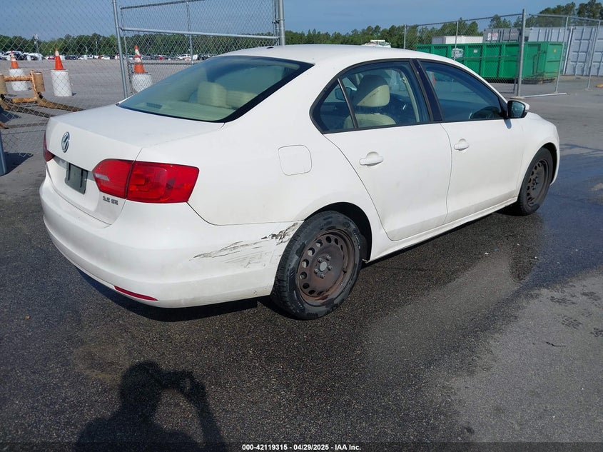 2011 VOLKSWAGEN JETTA VIN: 3VWDX7AJ1BM376703