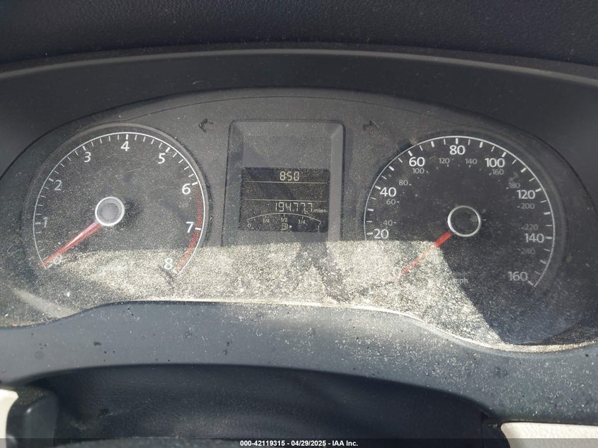 2011 VOLKSWAGEN JETTA VIN: 3VWDX7AJ1BM376703