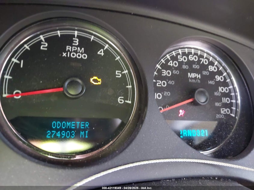 2007 CHEVROLET TAHOE VIN: 1GNFK13097R114551